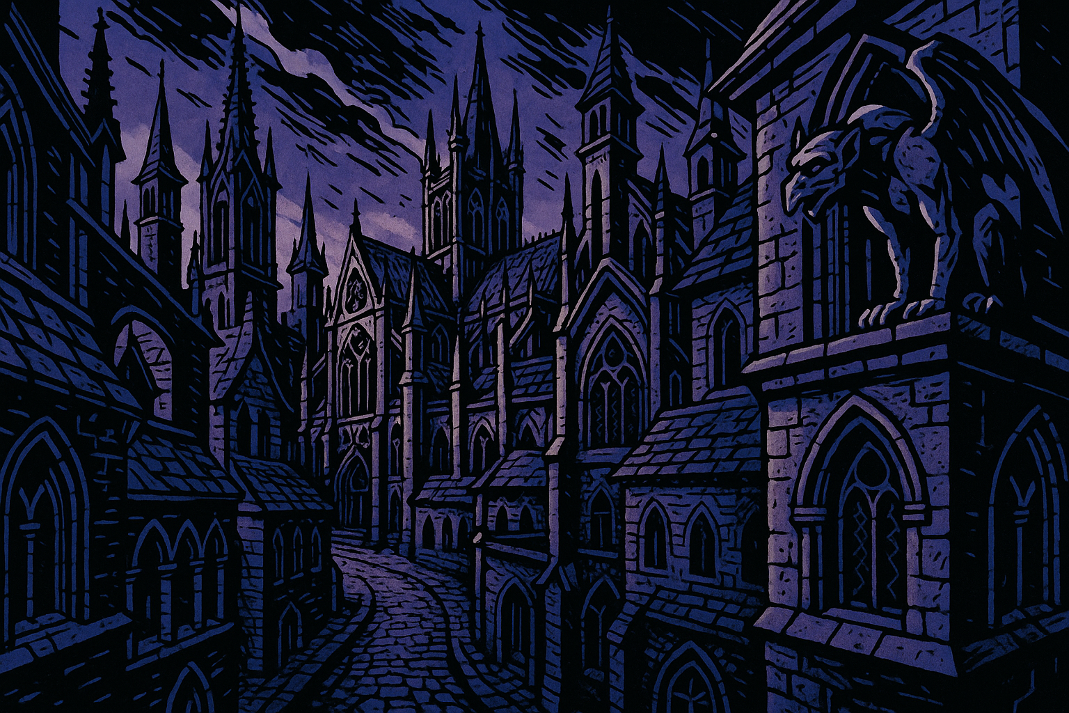 a comic hgothic city